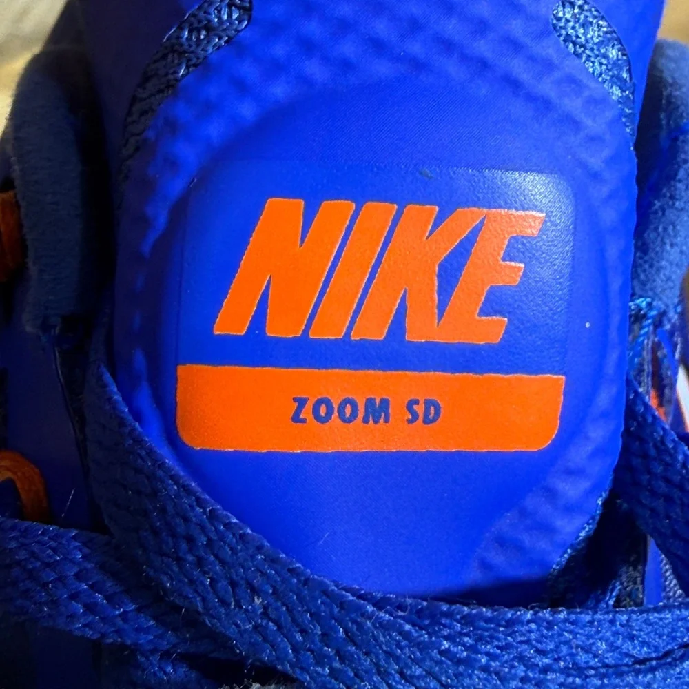 Nike Zoom SD 4 Shot Put Discus Throwing Shoes Mens 9 Blue Track Field 685135-400